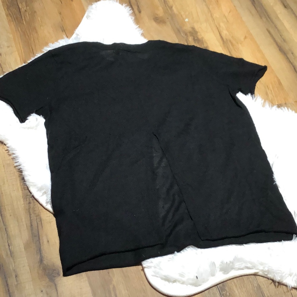 Philanthropy Knit Open Back Tee - Picture 2 of 2